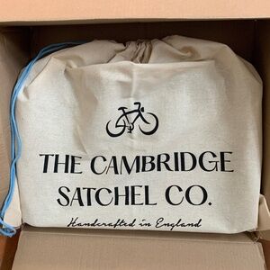 Cambridge Music Briefcase - black leather - NEW